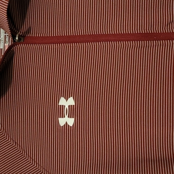 UNDER Armour Heat Gear Red Pullover Size M - Picture 2 of 4